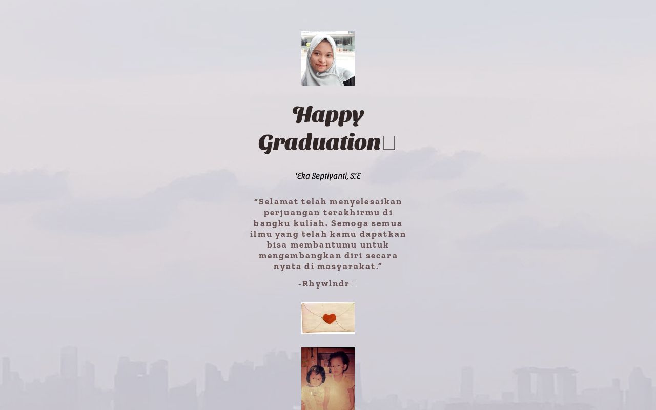 Carrd profile picture for @graduated